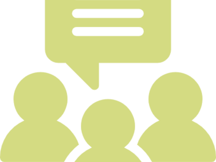 Icon representing people talking