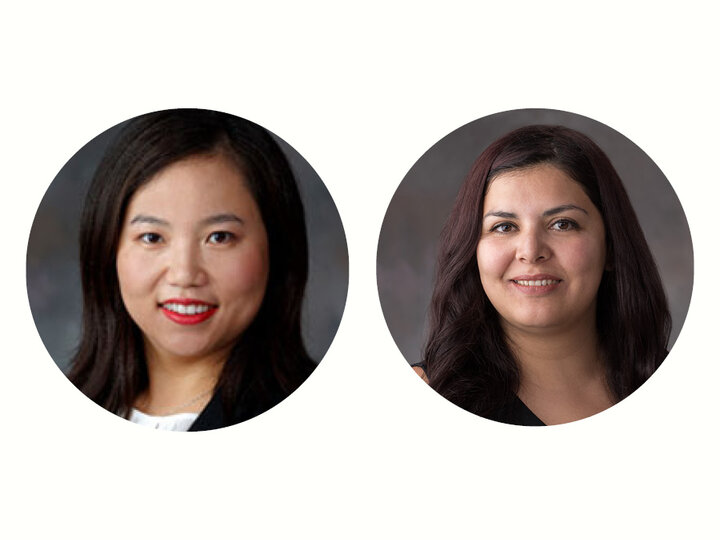 photo of Mei Lyu and Rossana Villa Rojas