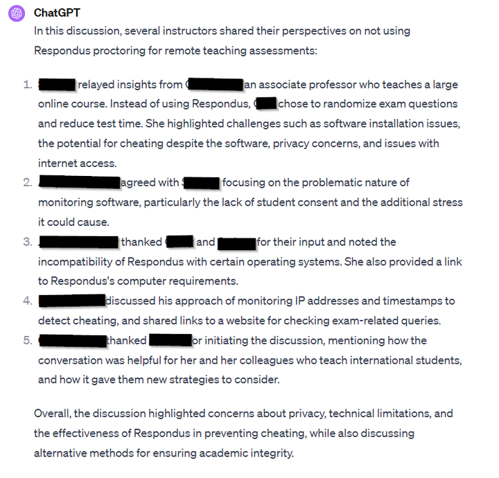 CHATGPT's Answer